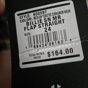 True Religion Women's Billie Mid Rise Jeans